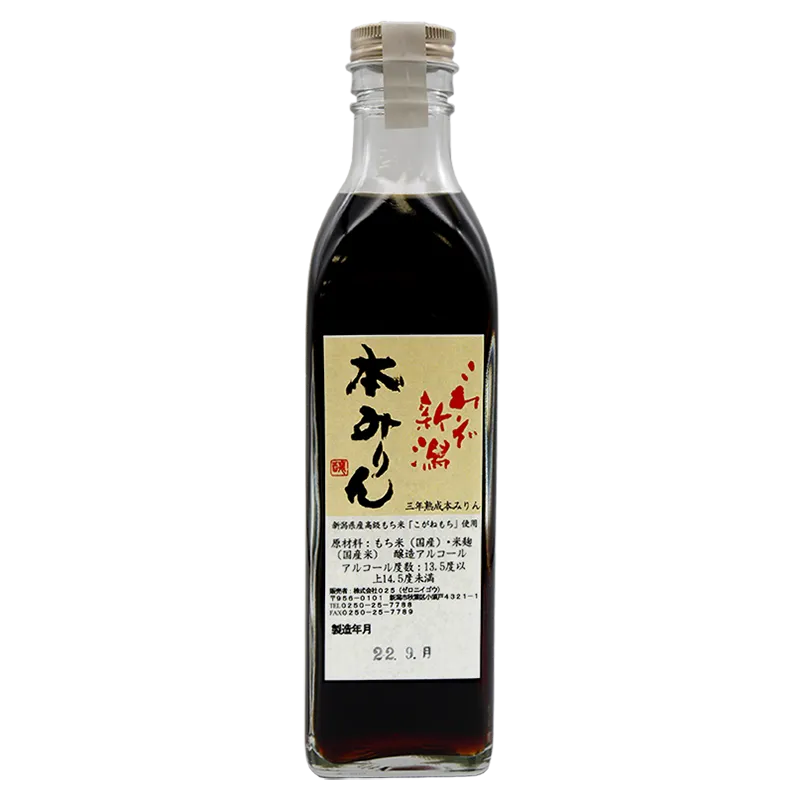 Niigata Honmirin 30cl, Mirin, condiment japonais