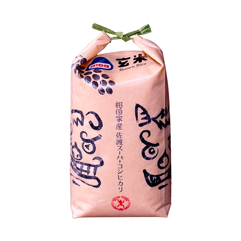 Riz brun AIDA Sado Koshihikari 1kg, Riz japonais brun