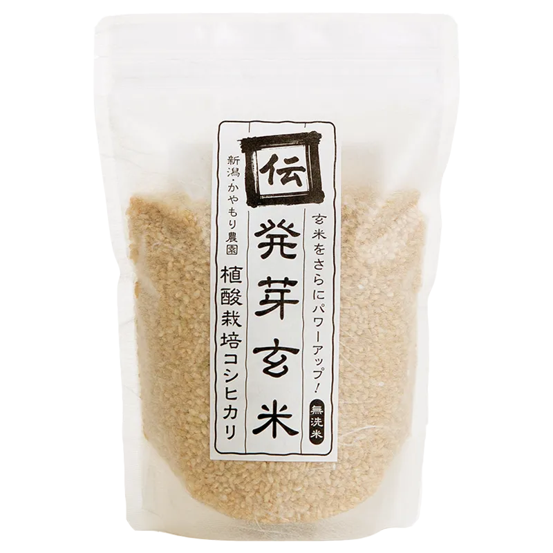 Riz brun germé DEN 600g, Riz japonais