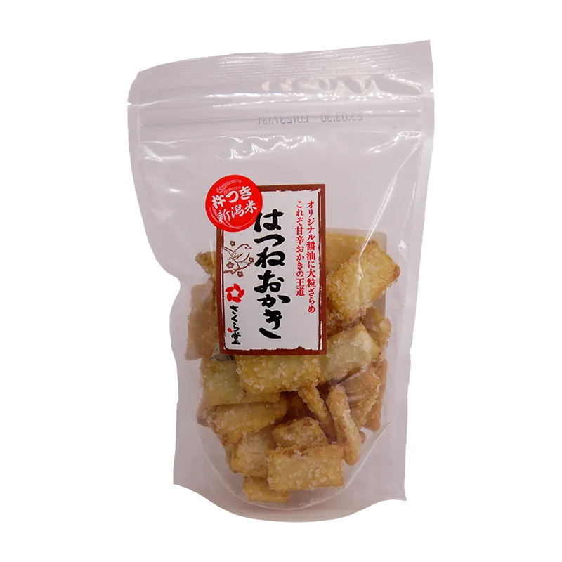 Hatsune okaki 80g, Biscuit japonais senbei