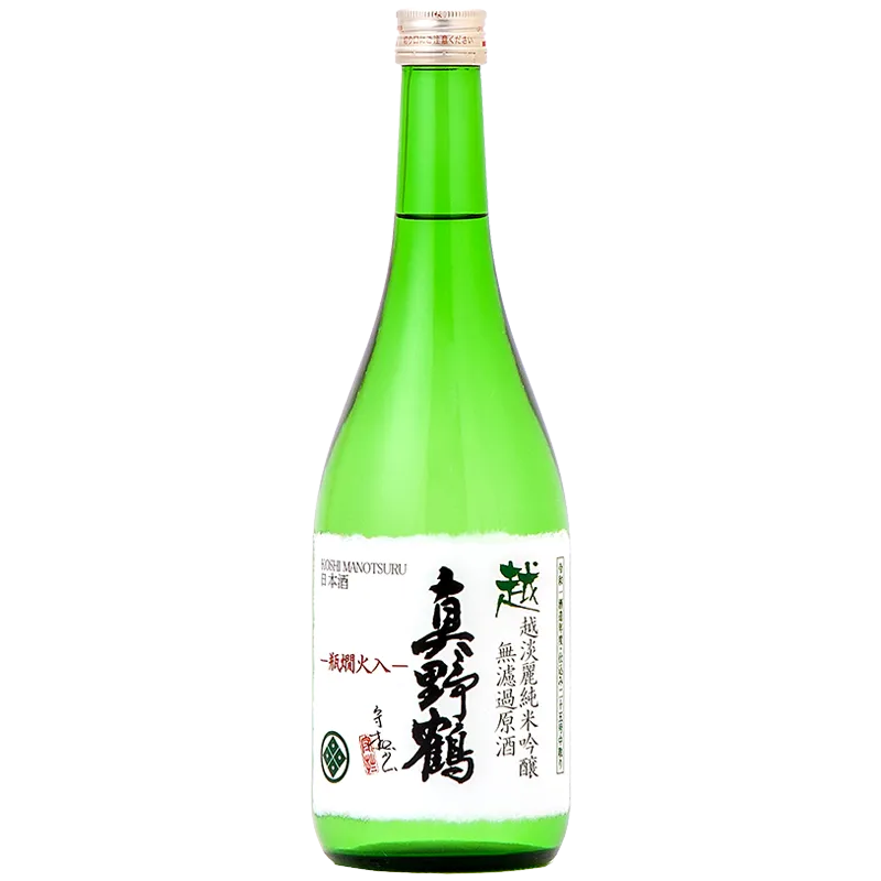 Koshi Manotsuru Junmai Ginjo Muroka Genshu 72cl, saké junmai ginjo