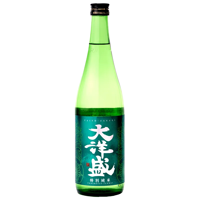 Taiyozakari Tokubetsu Junmai 72cl, saké junmai