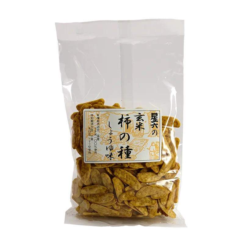 Genmai Kaki no Tane goût shoyu 100g, Biscuit japonais